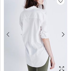 Madewell Drapey Oversized Boyshirt